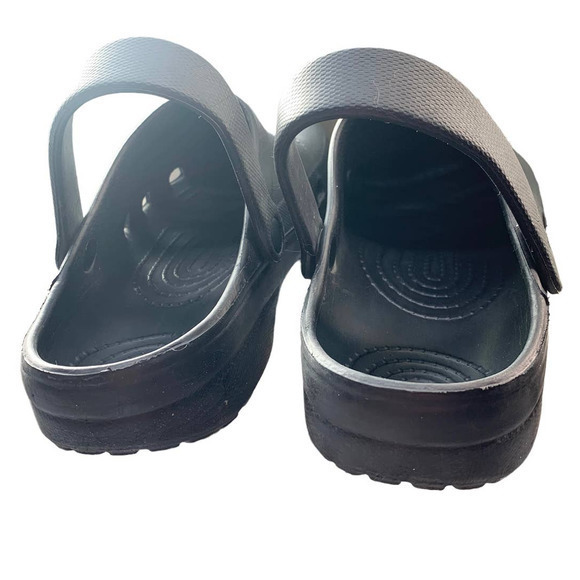 Classic slip‎ on Black EVA Rubber Clogs Unisex Size 41 Women 10/Men 8 - Picture 7 of 9